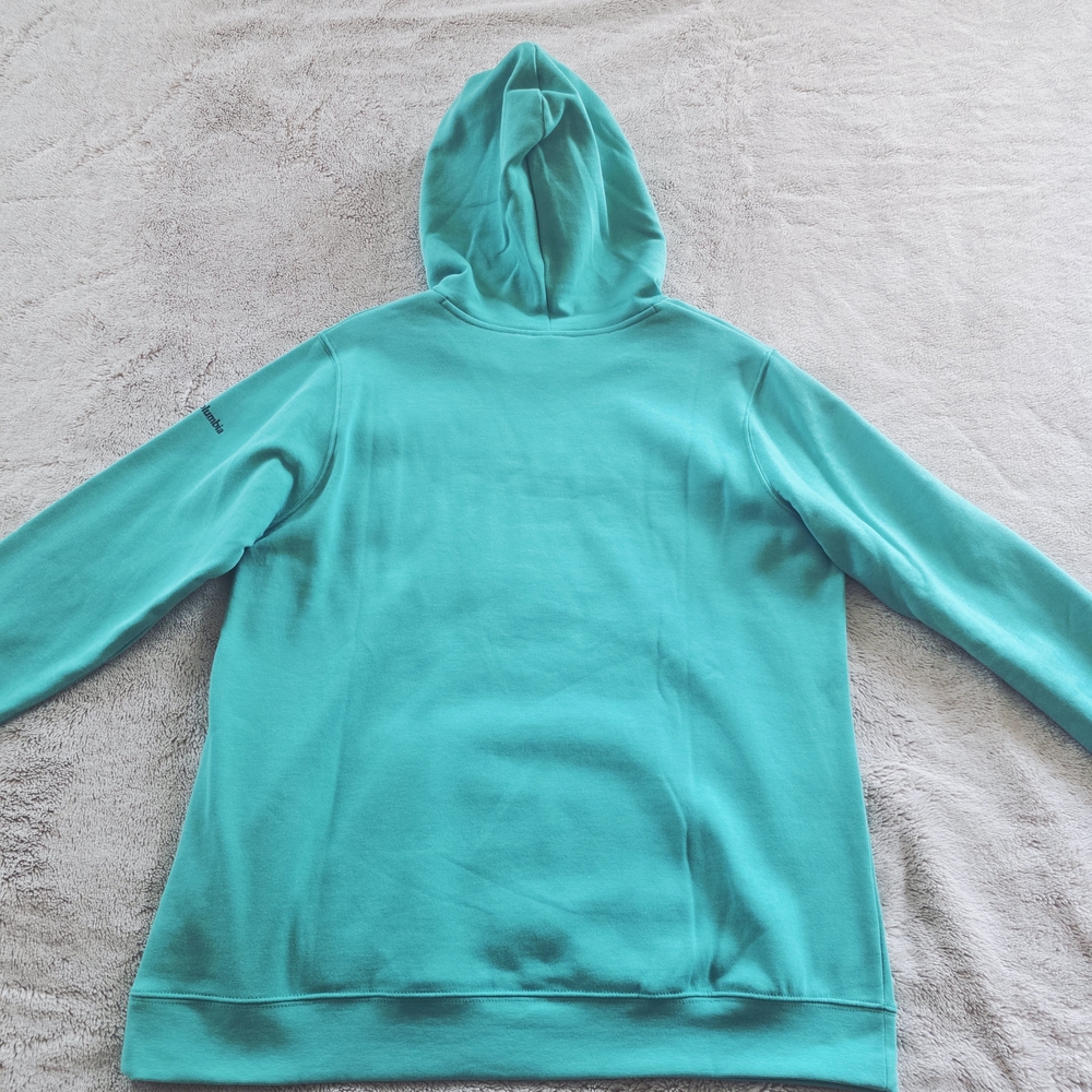 Columbia Womens Aqua Hoodie Sweater - Picture 4 of 4